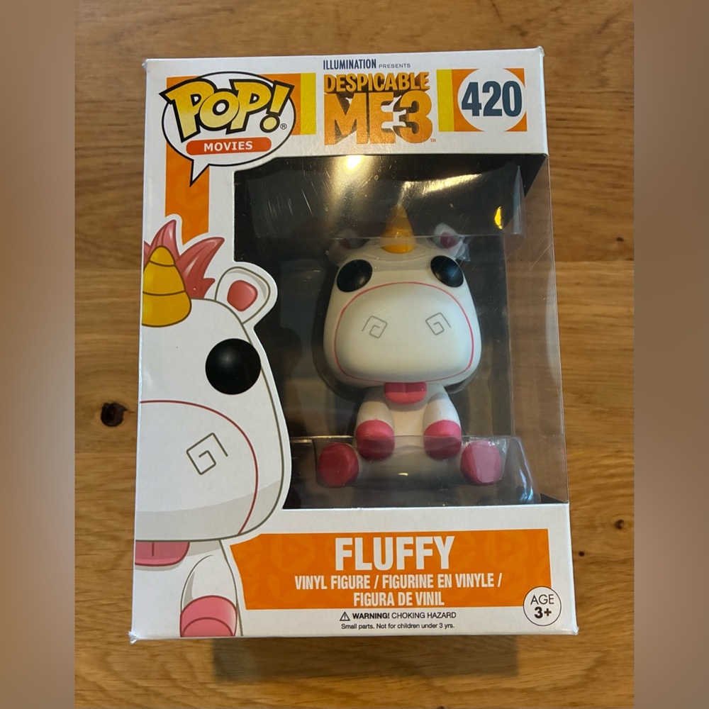 Despicable Me 3 Fluffy Unicorn 420 Vinyl Figure